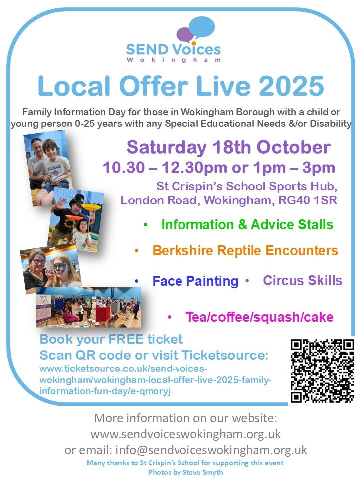 Local Offer Live 2025 Family Information & Fun Day